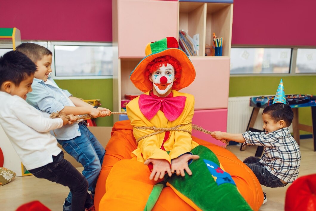 kids' birthday party clown