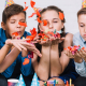 happy kids in party